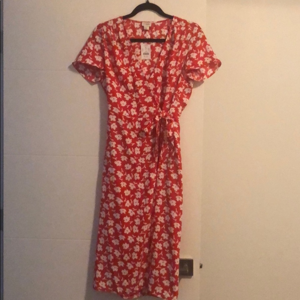 Jcrew wrap dress